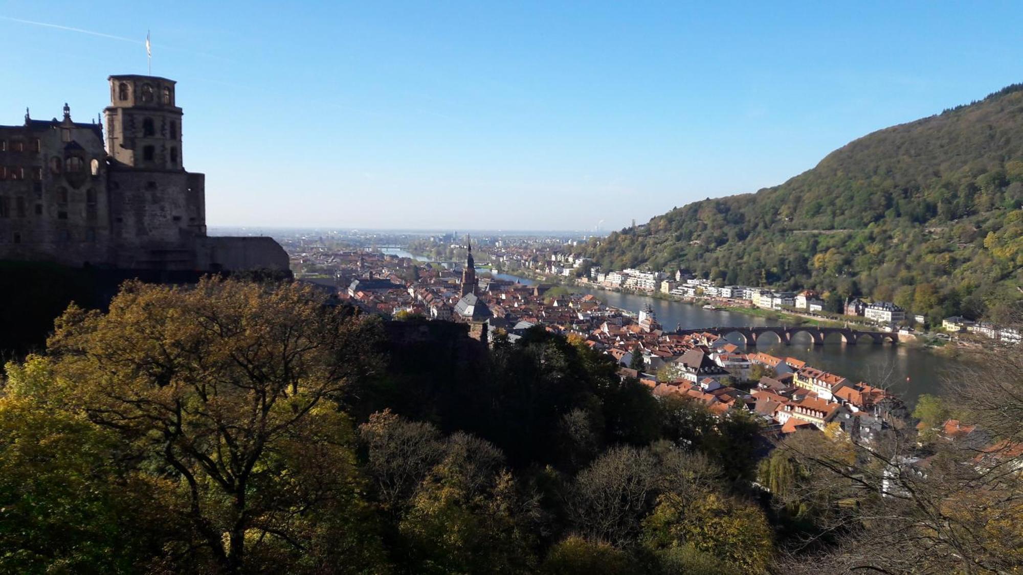 Ferienwohnung Neckarblick Heidelberg Exterior foto